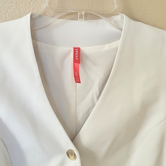 SPANX Womens Carefree Crepe Vest Top Preppy Academia Career - Size Small - Picture 2 of 9